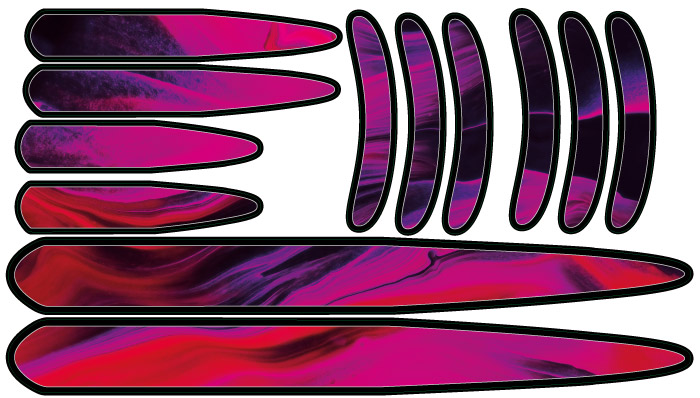 Naklejki na rower Basic