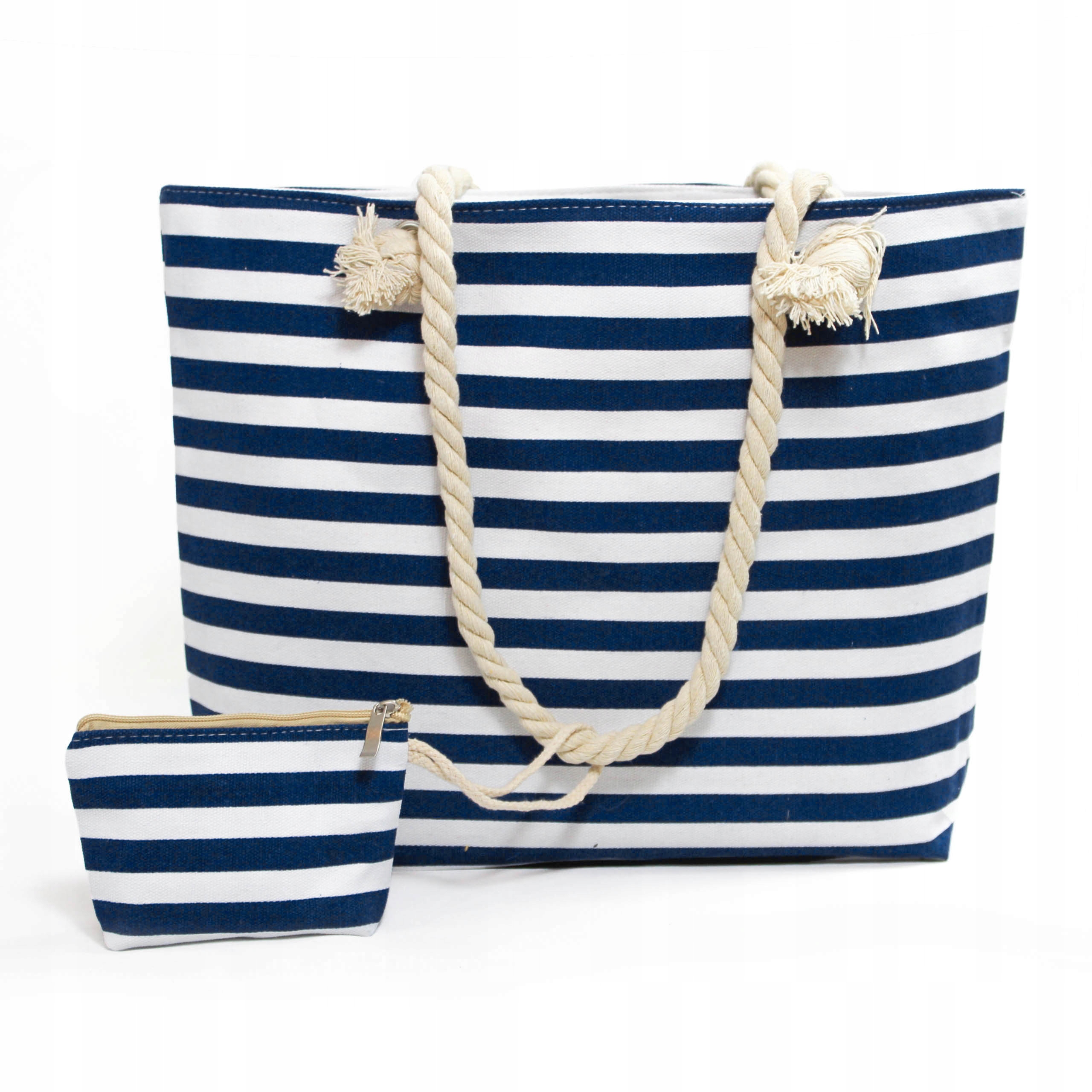 Torba Plażowa Duża Zapinana Na Zamek Torebka Shopper z Podszewką Piknik XXL Płeć kobieta