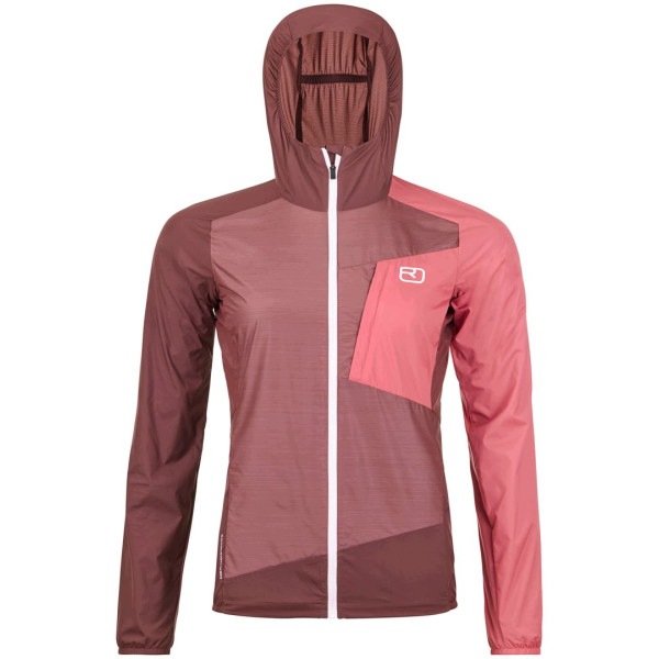 Kurtka Damska Ortovox Windbreaker Jacket L Mountain Rose Merino