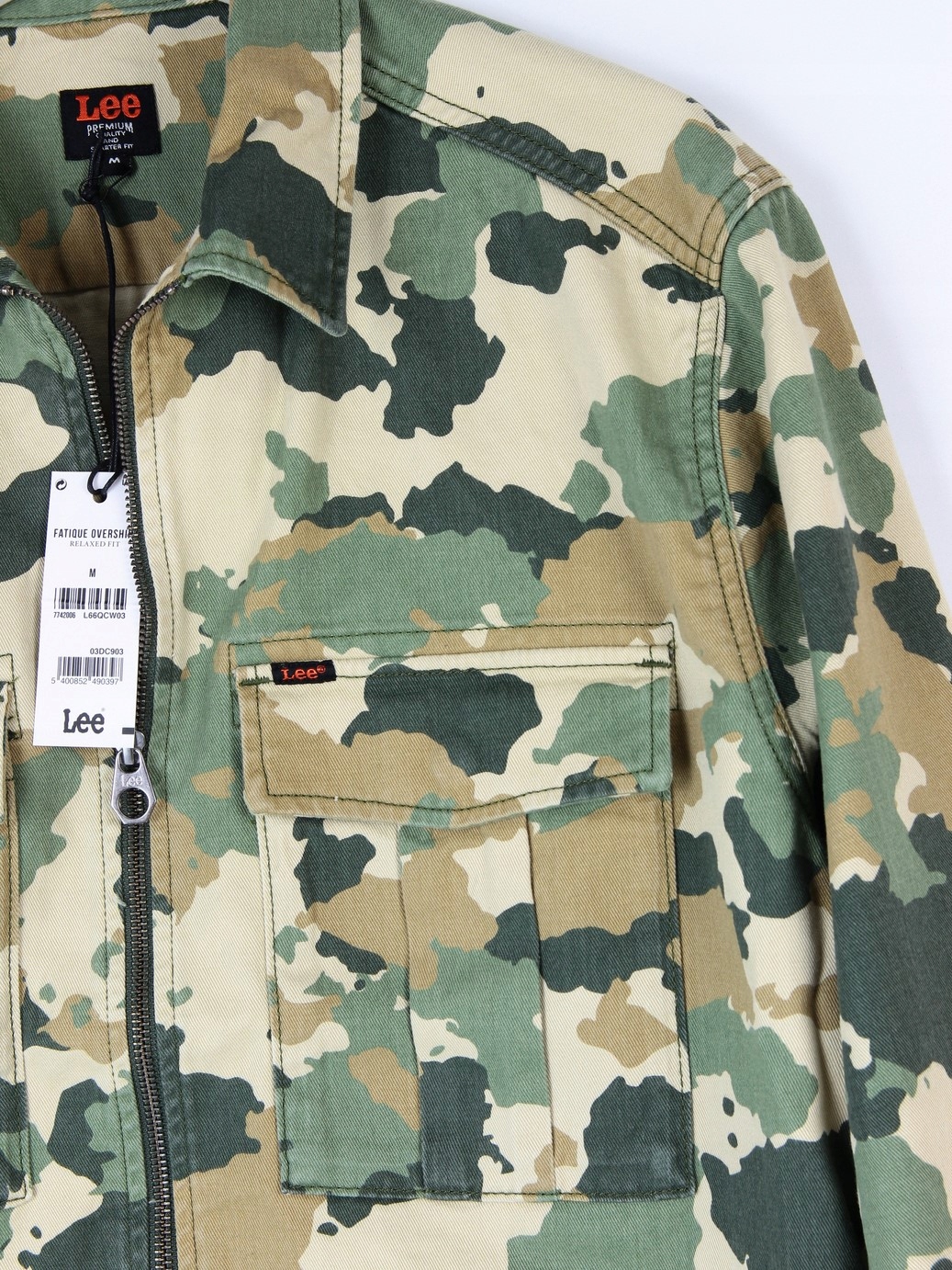 LEE FATIQUE KURTKA OVERSHIRT MORO ARMY _ L Rozmiar L