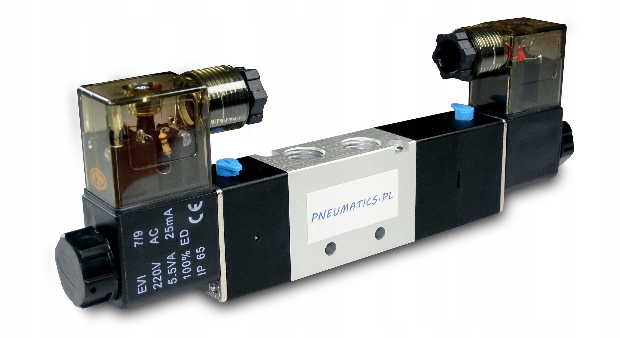 Elektrozawór 5/3 4V230P 1/4 cala siłowników 230V l