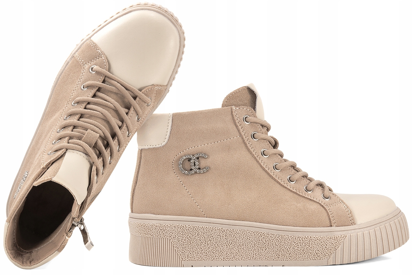 Filippo DBT6483 Zimní Boty Kotníkové Boty Semišové Dámské Zateplené béžové 40