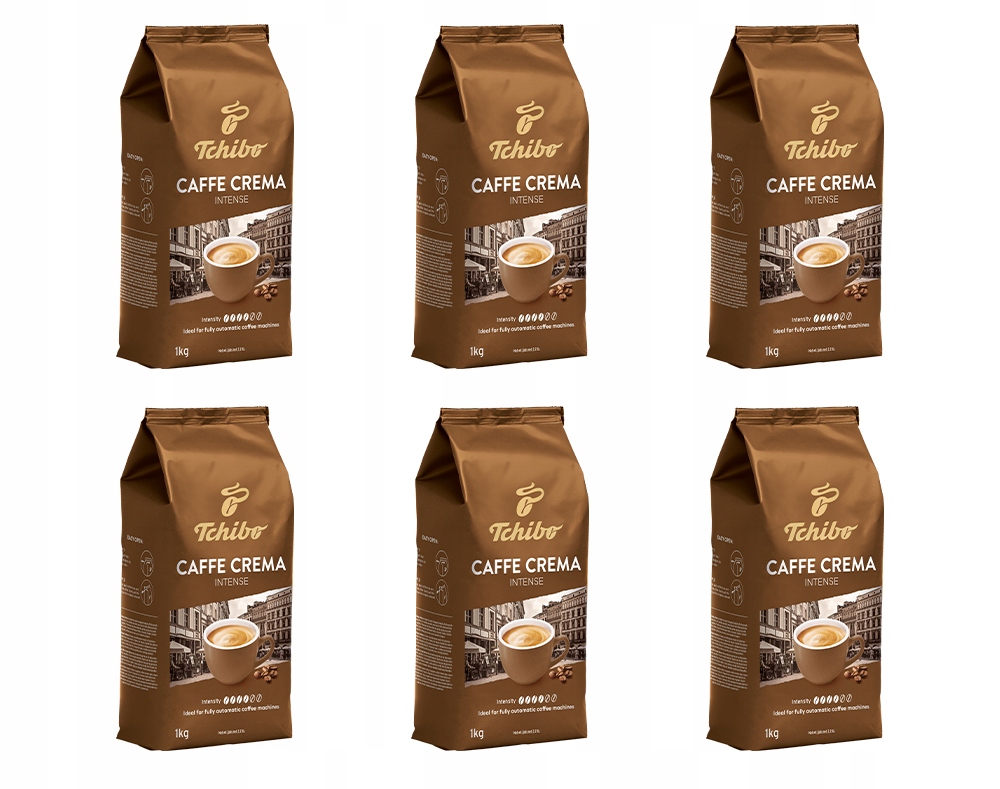 Kawa ziarnista Tchibo Caffé Crema Intense 6 x 1kg