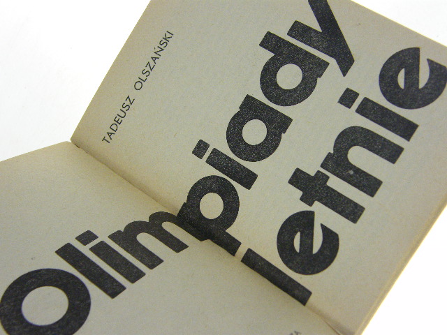 OLIMPIADY LETNIE WSZYSTKO O TADEUSZ OLSZAŃSKI ISBN 8605716144851