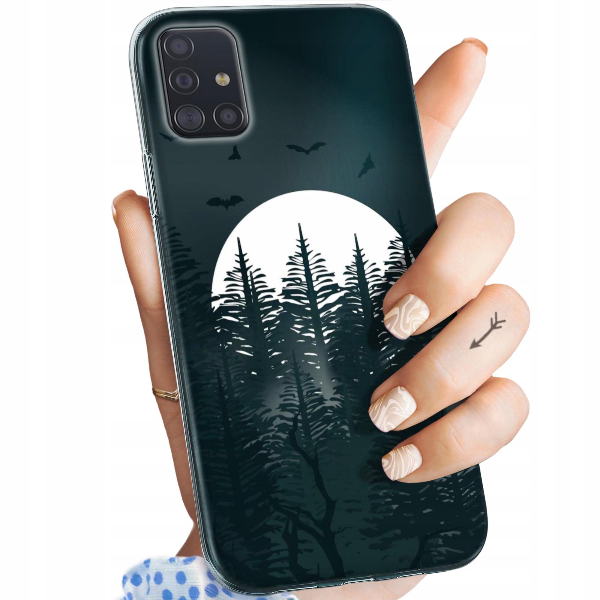 Etui Do Samsung Galaxy A51 Mroczne Horror Straszne Obudowa Pokrowiec