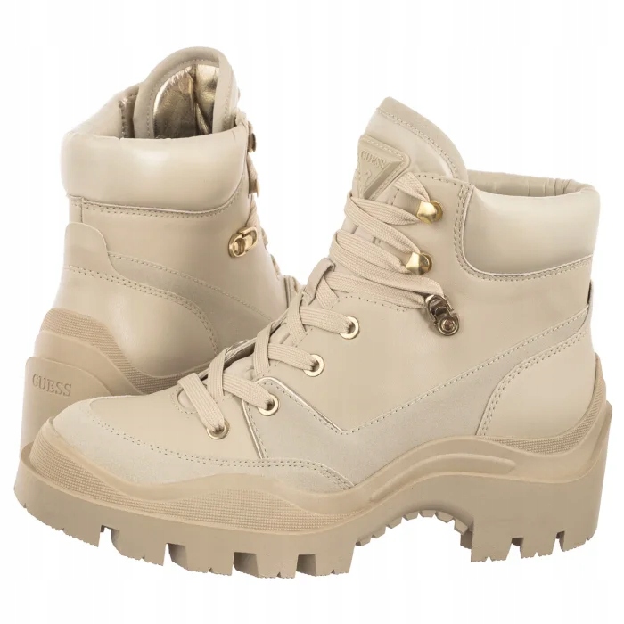 Kotníkové Boty Guess Yia Flfyia ELE10 Beige Béžová