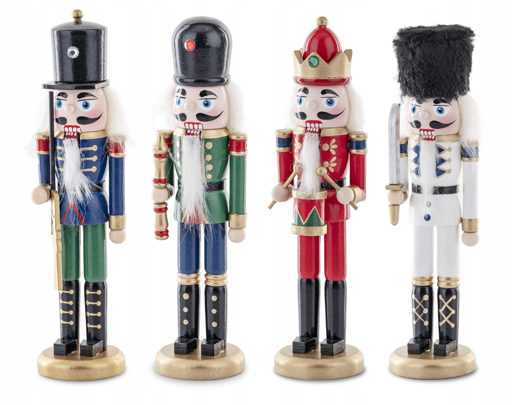 

Zestaw 4 Szt. Figurka Dziadek Do Orzechów 18 CM