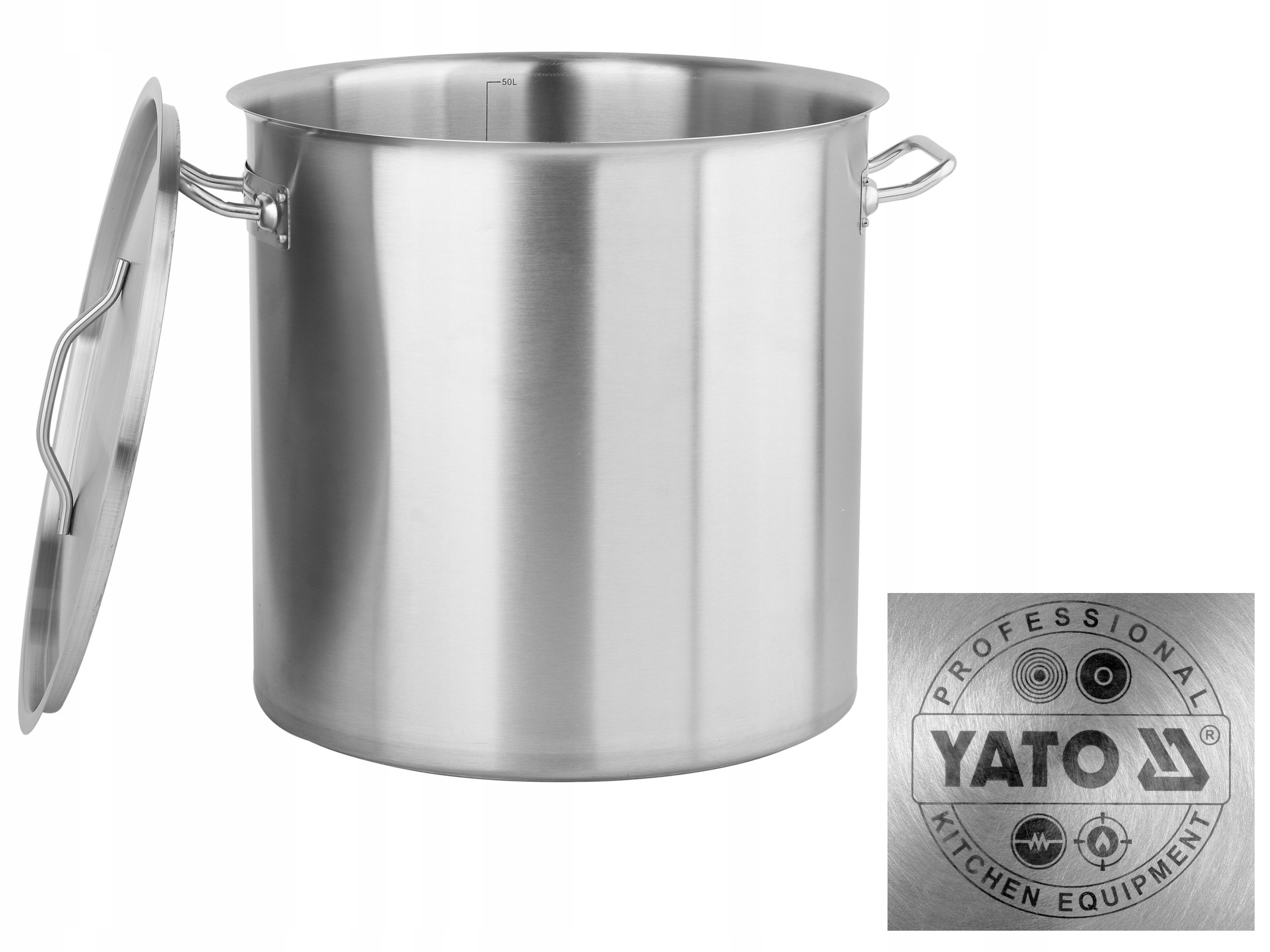 

Profesjonalny Garnek Z Pokrywą 50L Inox Yato