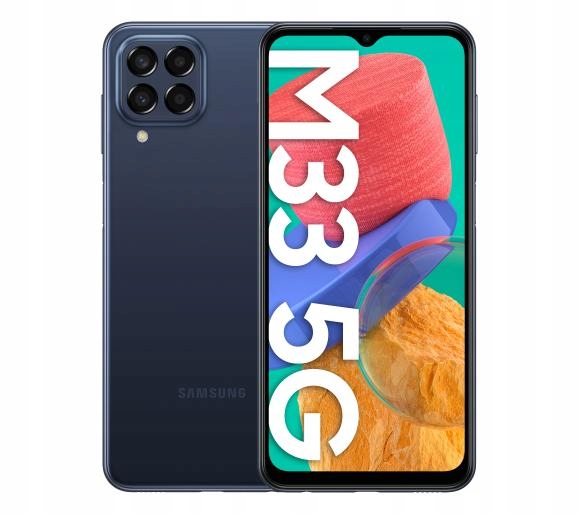 

Smartfon Samsung Galaxy M33 6/128 Gb niebieski