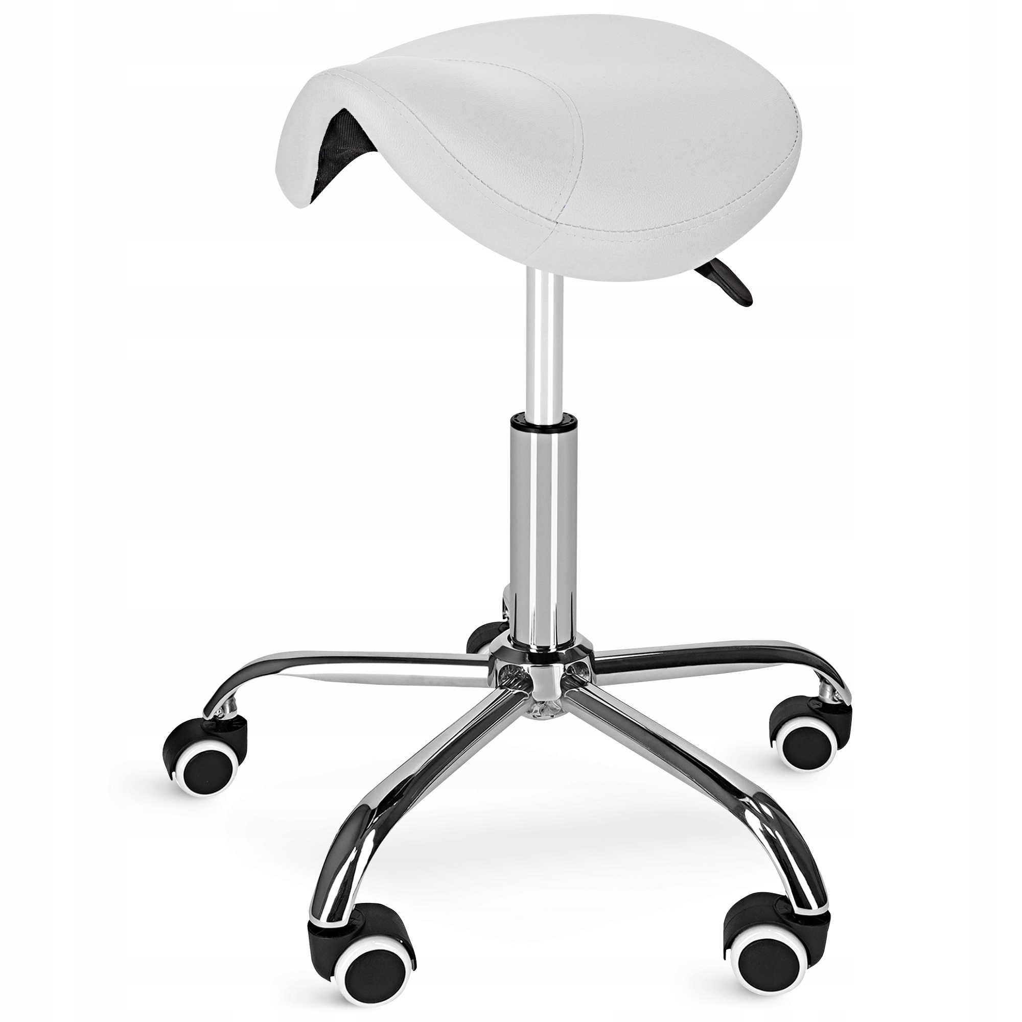 Taboret Siodło Wyposażenie Gabinetu Obrotowy Z Kółkami Kosmetyczny Lekarski