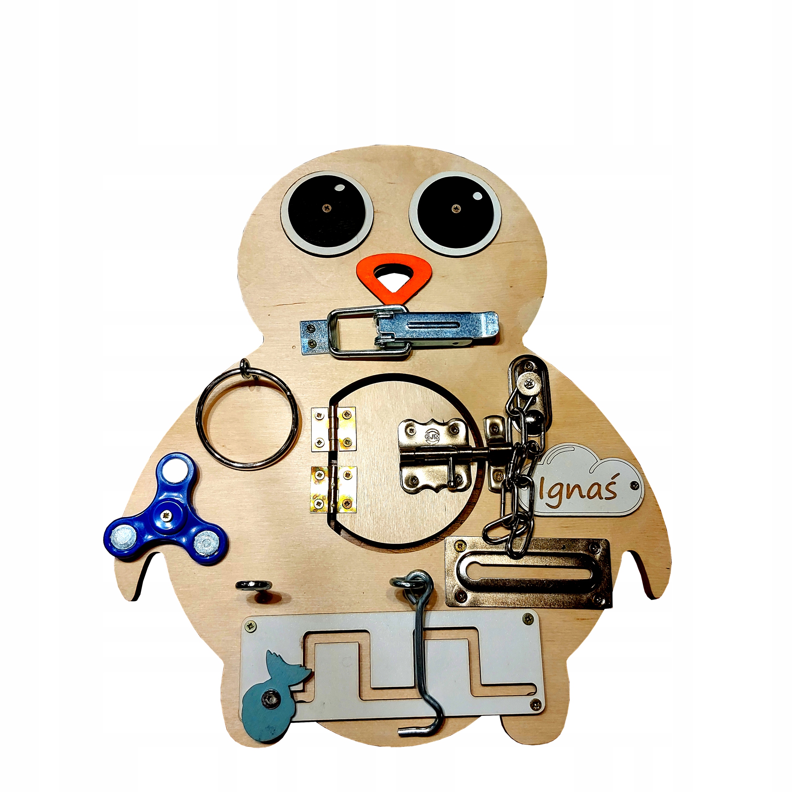 

Tablica Manipulacyjna sensoryczn montessori