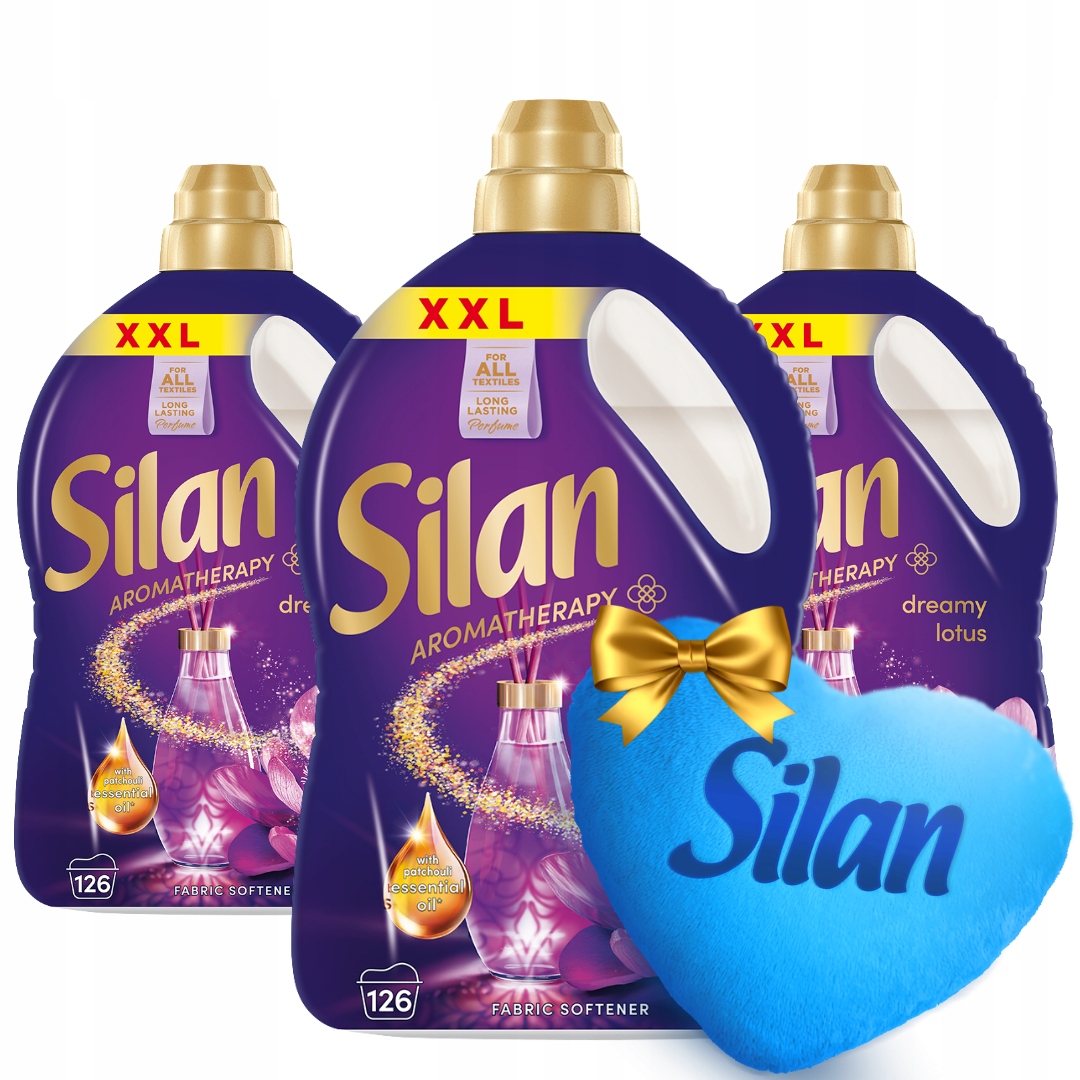 Silan tekutá aviváž Dreamy Lotus 2,772L x3 Dárek