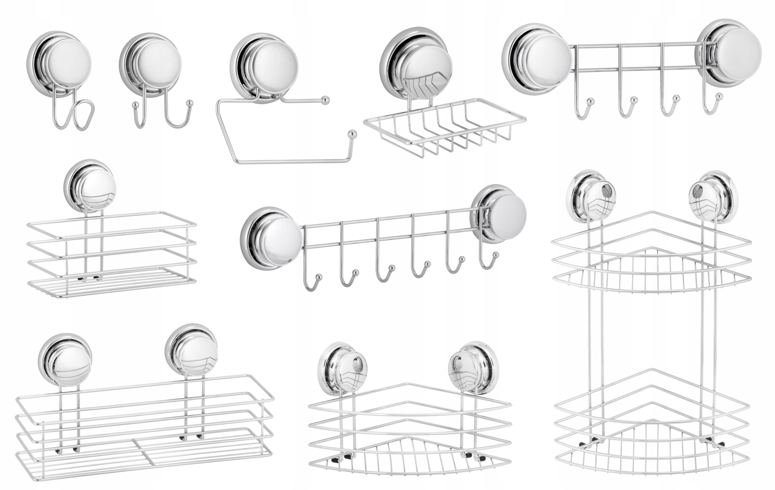 Wieszak haczyk uchwyt na ręcznki na przyssawkę Głębokość 60 mm