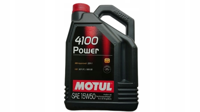 

Olej Motul 4100 Power Sae 15W50 5L Półsyntetyk