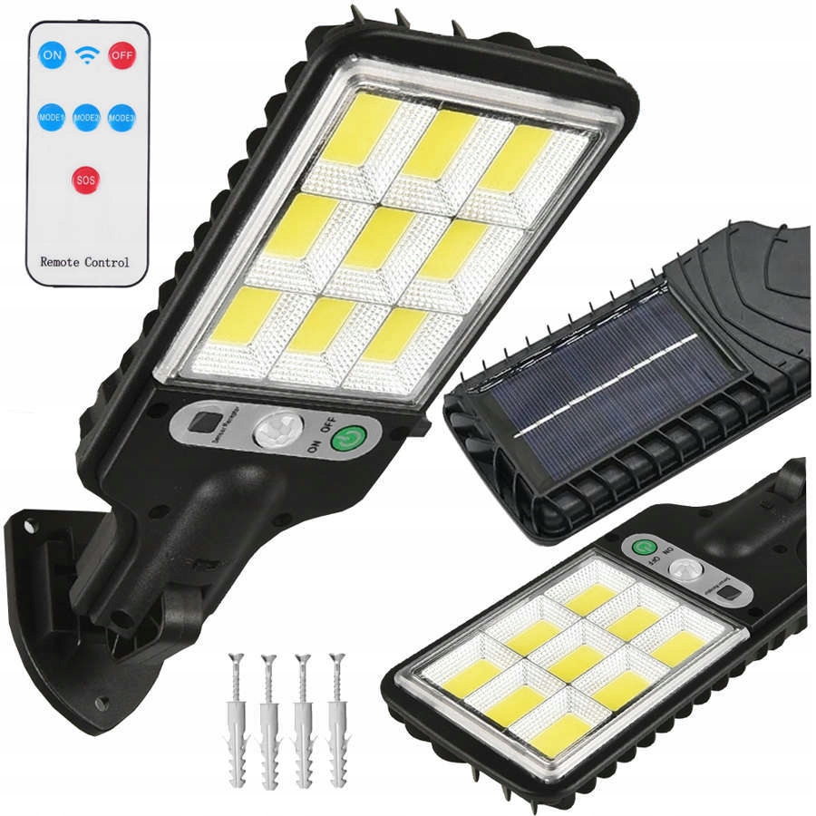 

Lampa Led Solarna Z Czujnikiem Ogrodowa Zewnętrzna