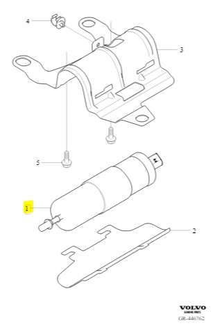 Filtr Paliwa Volvo 31669471 S90 V60 V90 XC60 XC90 Producent części Volvo OE