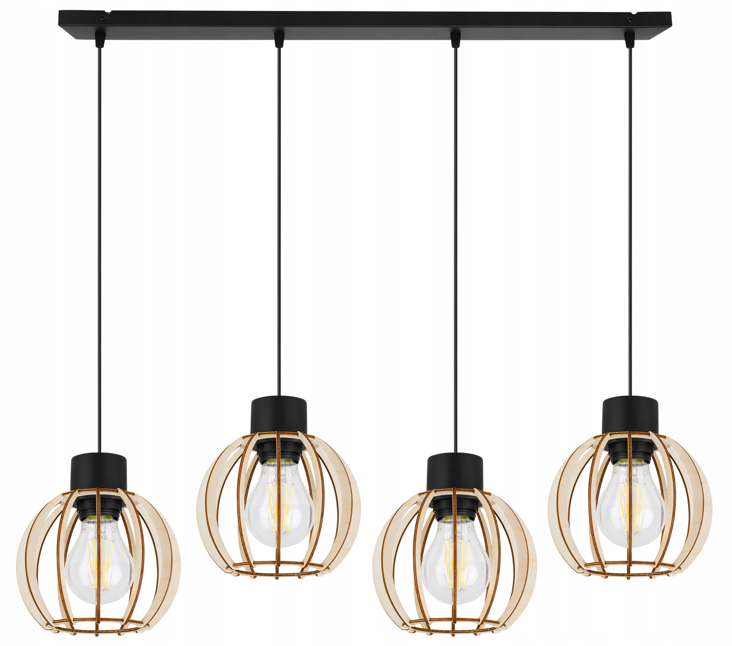 Závěsná Lampa Stropní Lustrová Lišta Dřevo Moderní Boho Do Kuchyně
