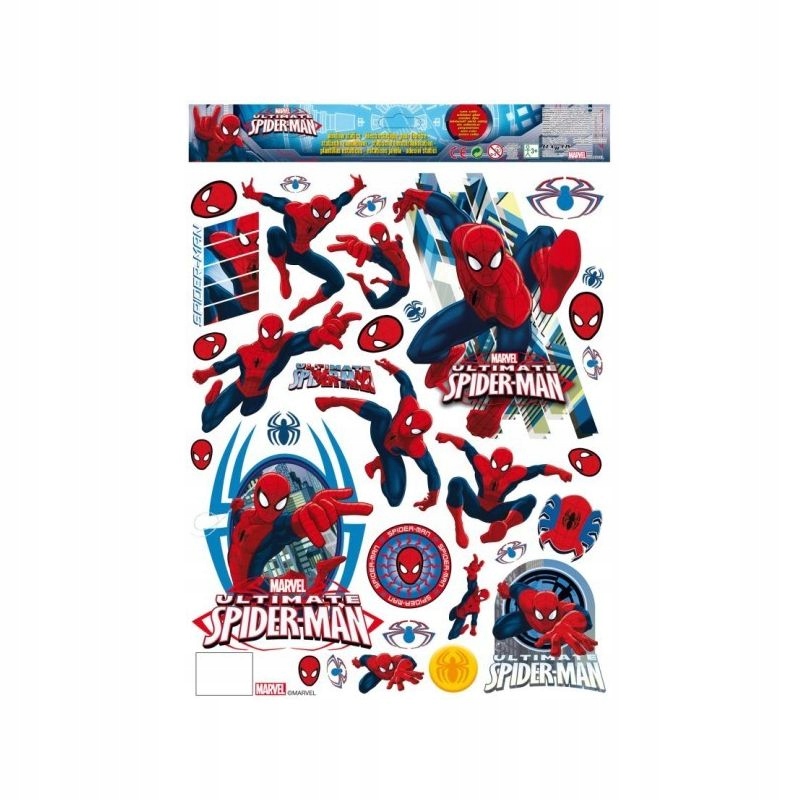 STATYCZNE naklejki Spider-Man spiderman OKNO SZYBY
