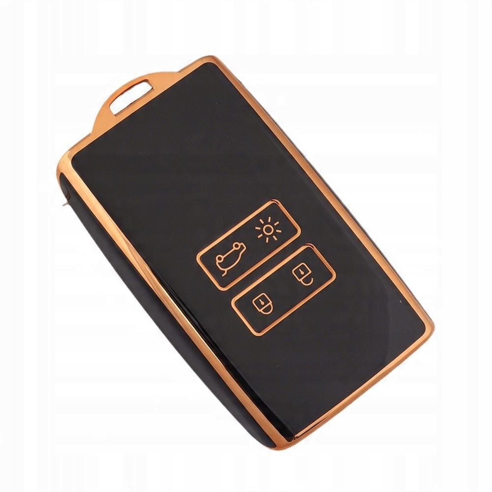 Etui na kartę Renault Dacia, Clio, Captur, Megane, uniwersalne, złote