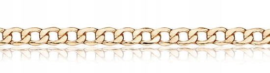 

Złoty Łańcuszek Pancerka 50 cm 585