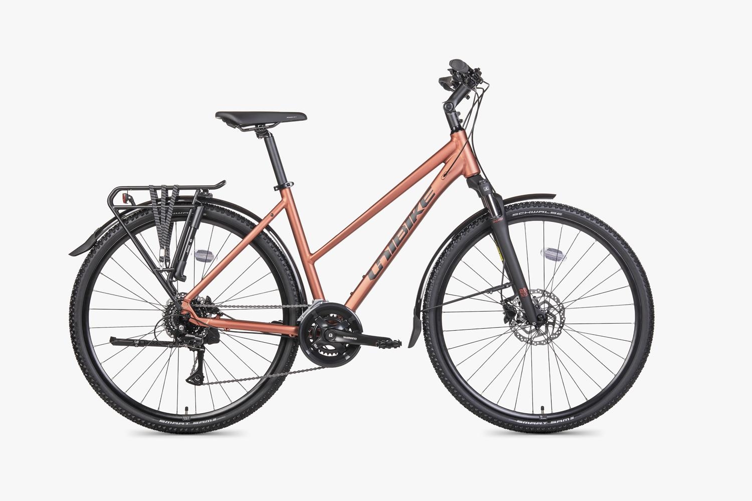 Rower Crossowy Unibike Flash Eq D-21/28 brandy, damski