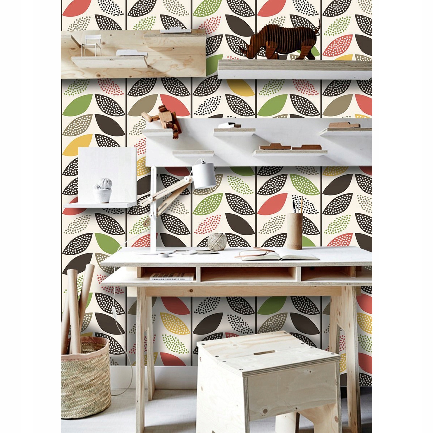 

Flizelinowa fototapeta Liść zielono-biały 208x146