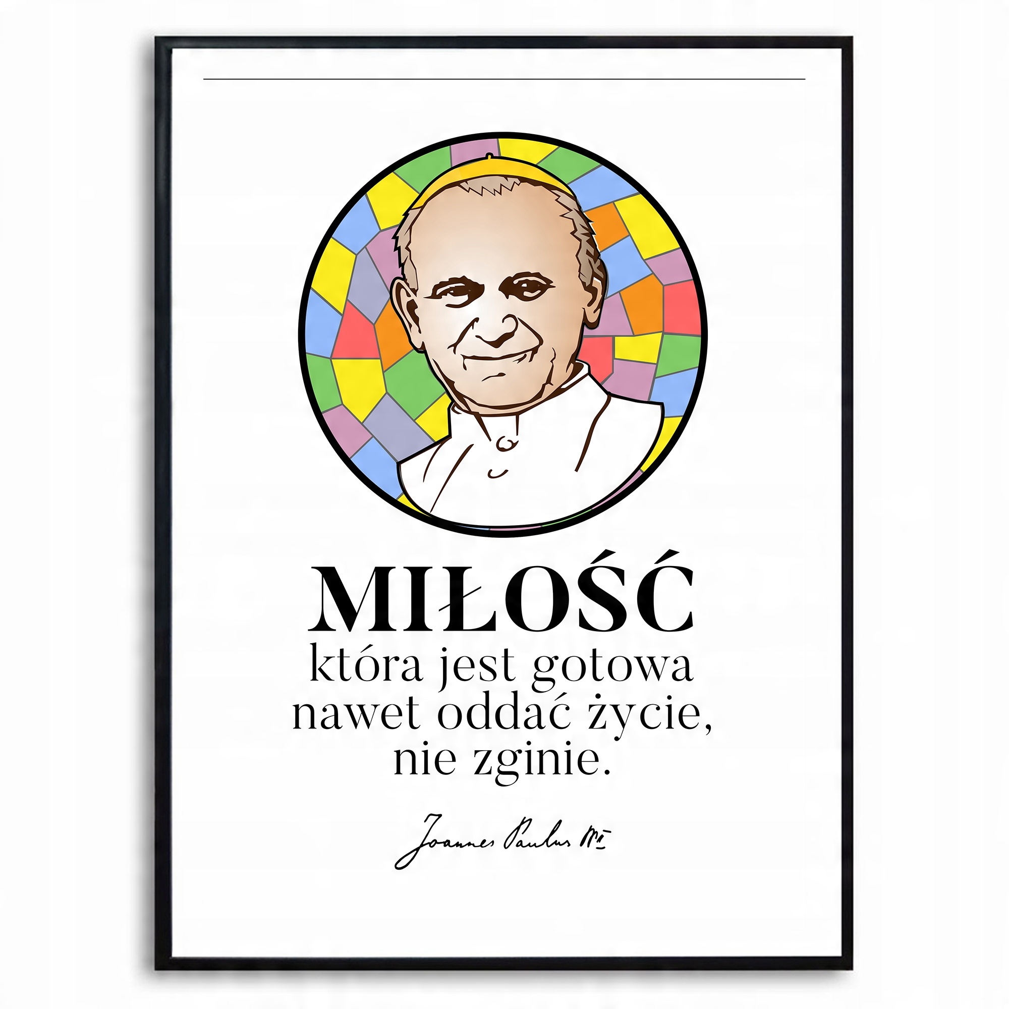 

Plakat Obraz Na Ścianę Papież Jan Paweł II