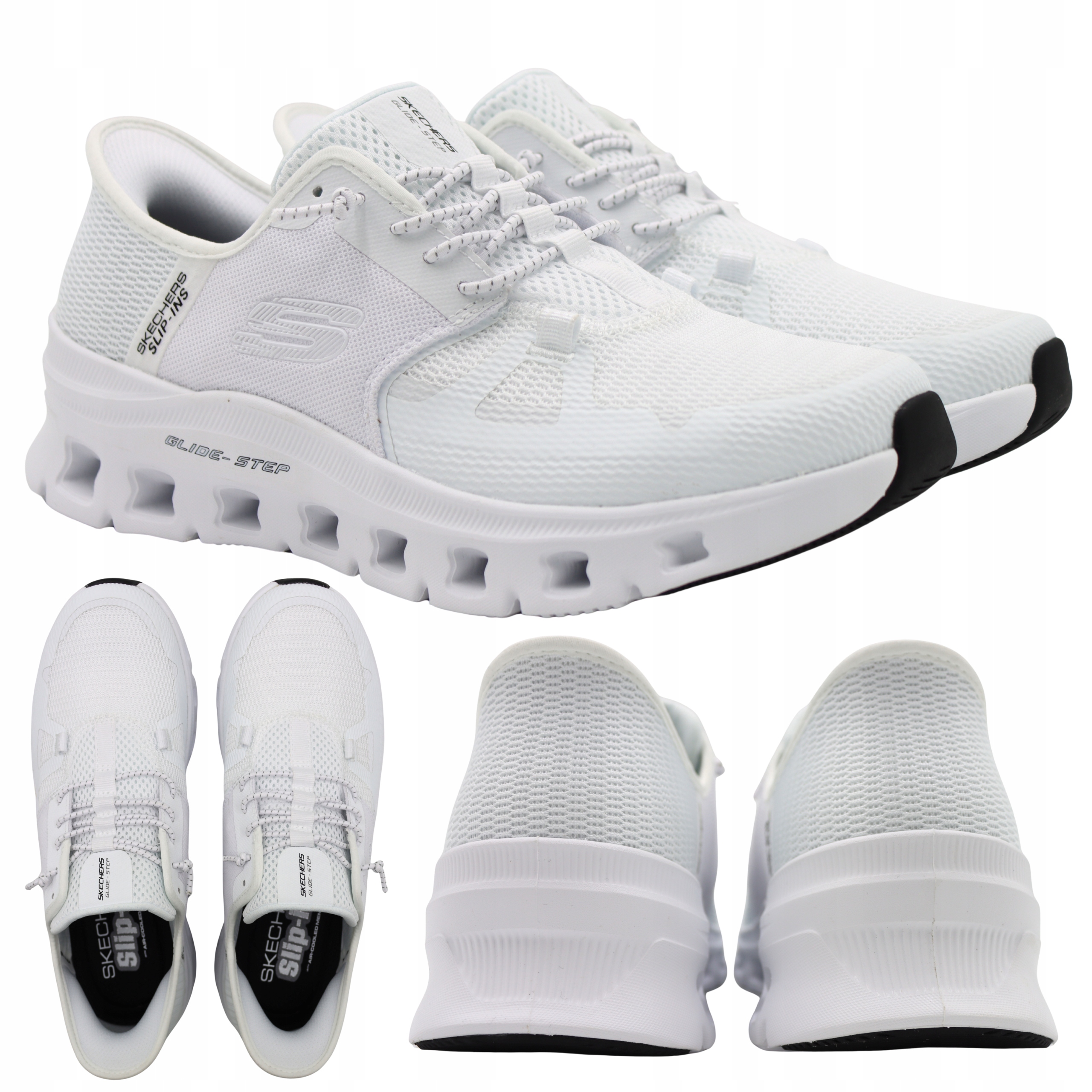 Sportovní Boty Skechers Pánské Pohodlné Lehké Bílé 232930/WHT vel. 43