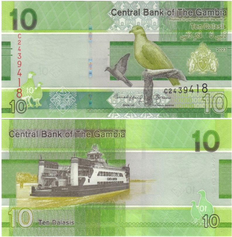 Gambia 2023 10 DALASIS UNC PW38.......5725