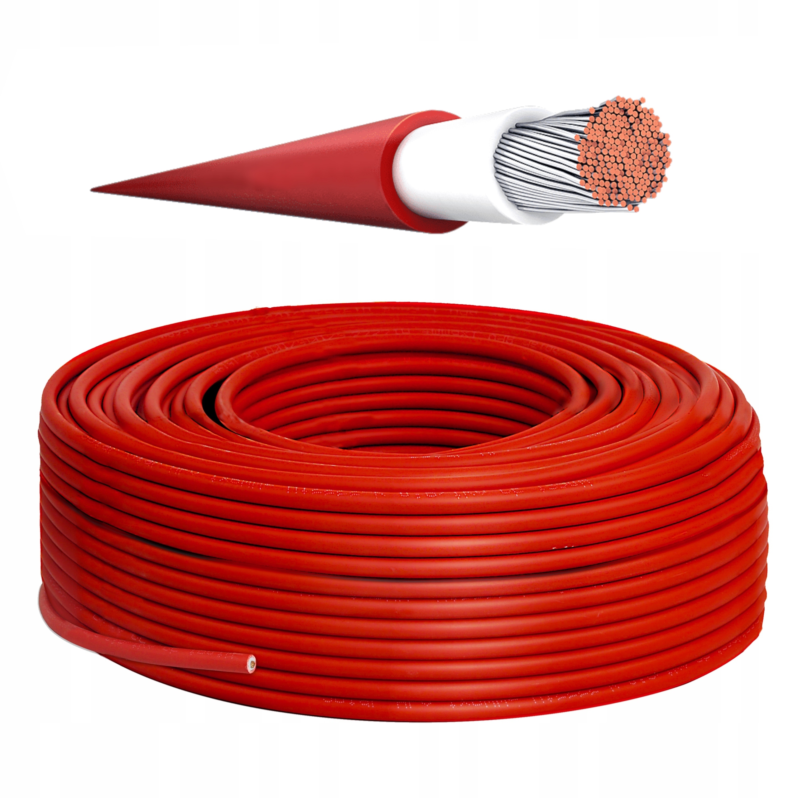 Kabel Przewód Solarny 4mm 1000V Kompatybilny Z MC4 25m Fotowoltaika Pv