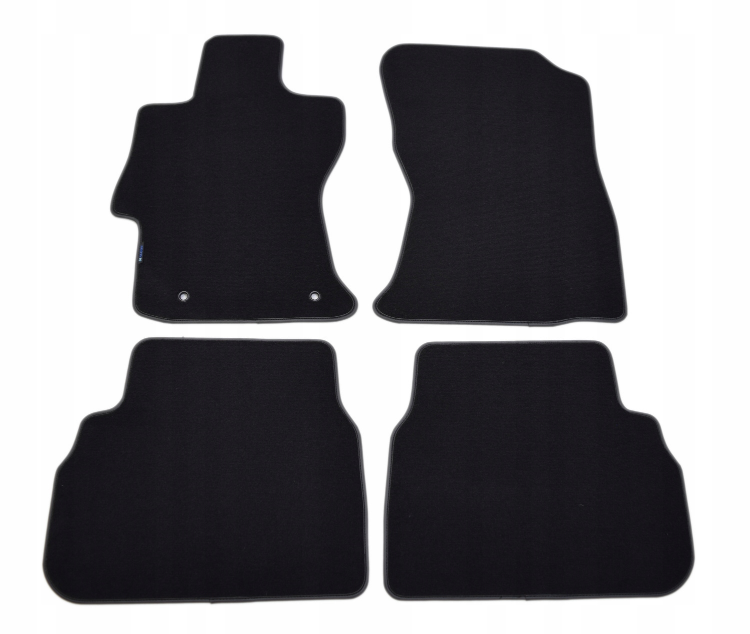 Černé velurové koberce Diamond, Lamówka Subaru Impreza V od roku 2018