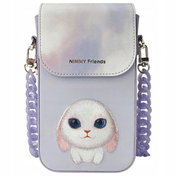 Zestaw Nimmy Big Eyed Pet 2. 0 Rabbit 3w1 torebka na telefon portfel etui