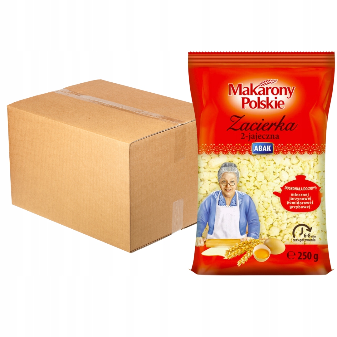 Levně Polské těstoviny 2vaječná Těstoviny kaše 250 g x 24 kusů