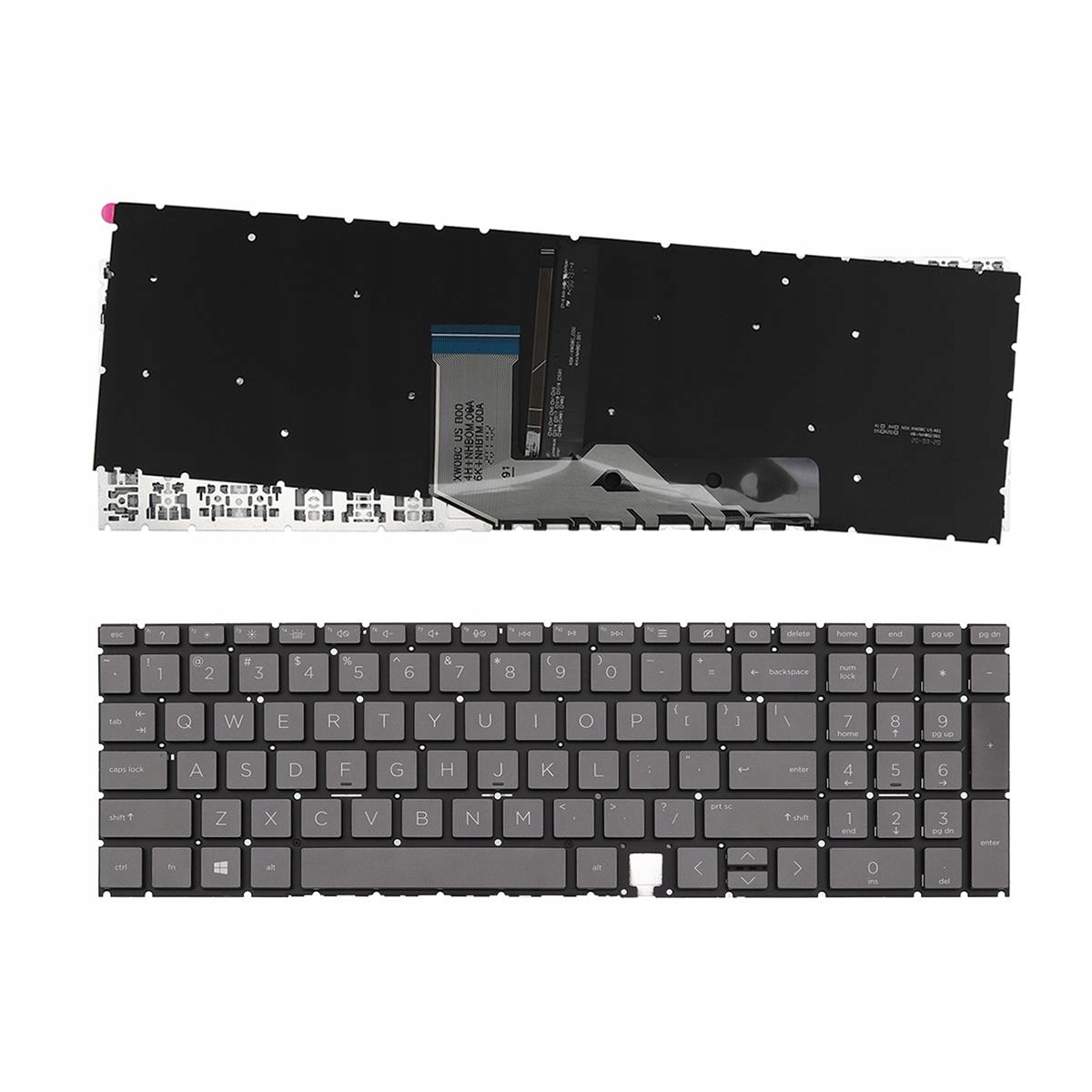 Klávesnice Pro Hp 15-ED 15-EE 15-AG 17-CG L87983-001 Podsvícená Led Grafit