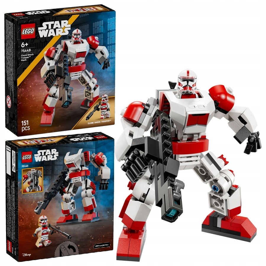 LEGO STAR WARS 75448 MECH KLONA SHOCK TROOPERA DLA DZIECI + KATALOG W PDF
