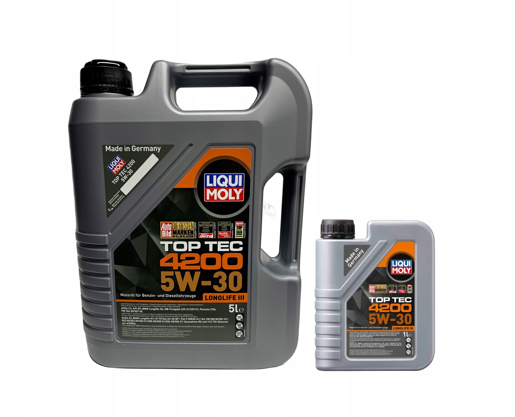 

Liqui Moly Top Tec 4200 5W30 8973 Longlife III 6L