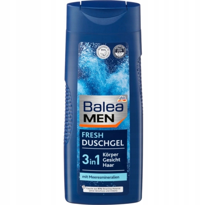 

Balea Men Fresh 300 ml żel pod prysznic 3w1