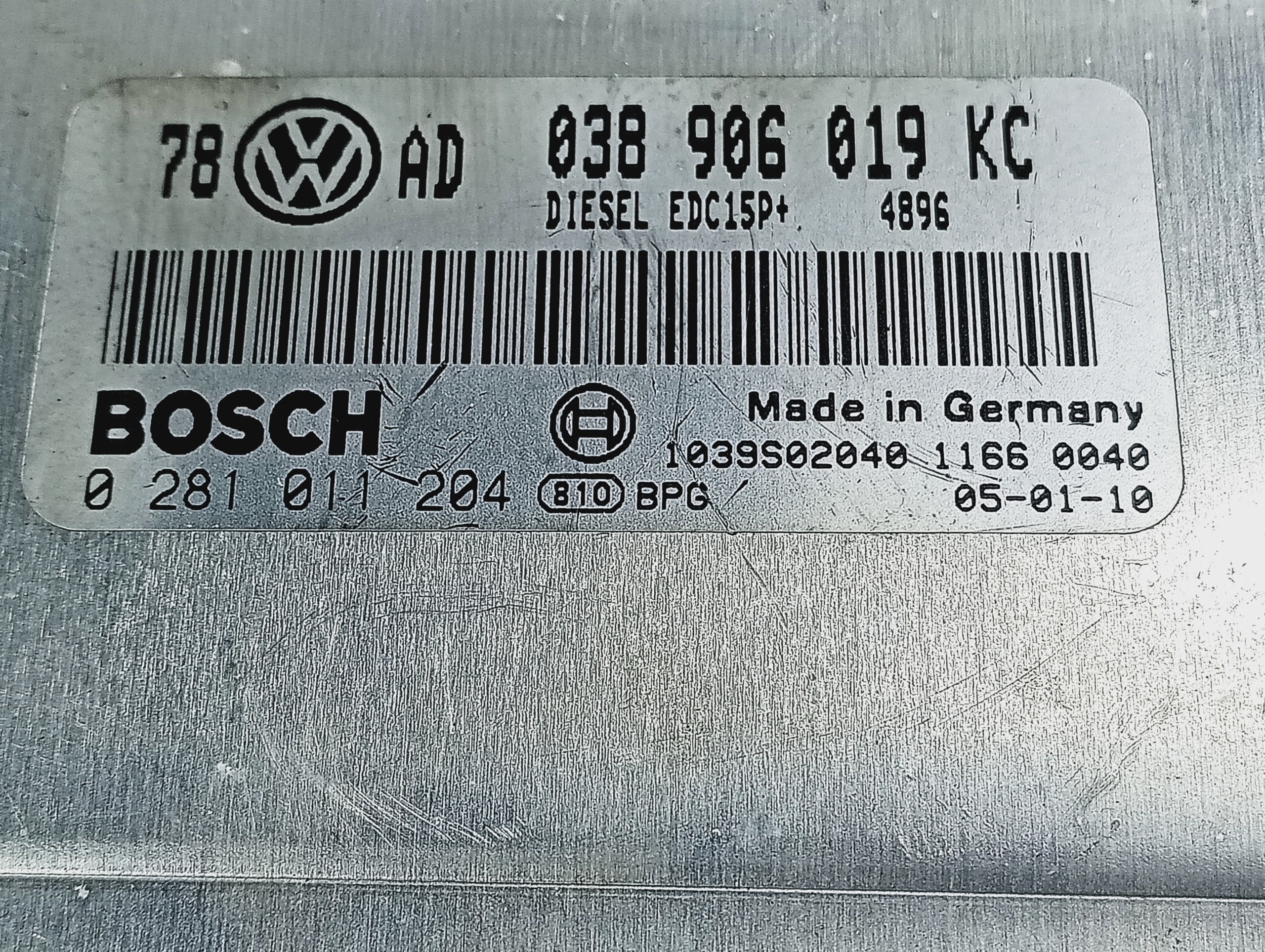 ordinateur unité de commande électronique uce moteur OE 038906019KC VW PASSAT B5 00-05