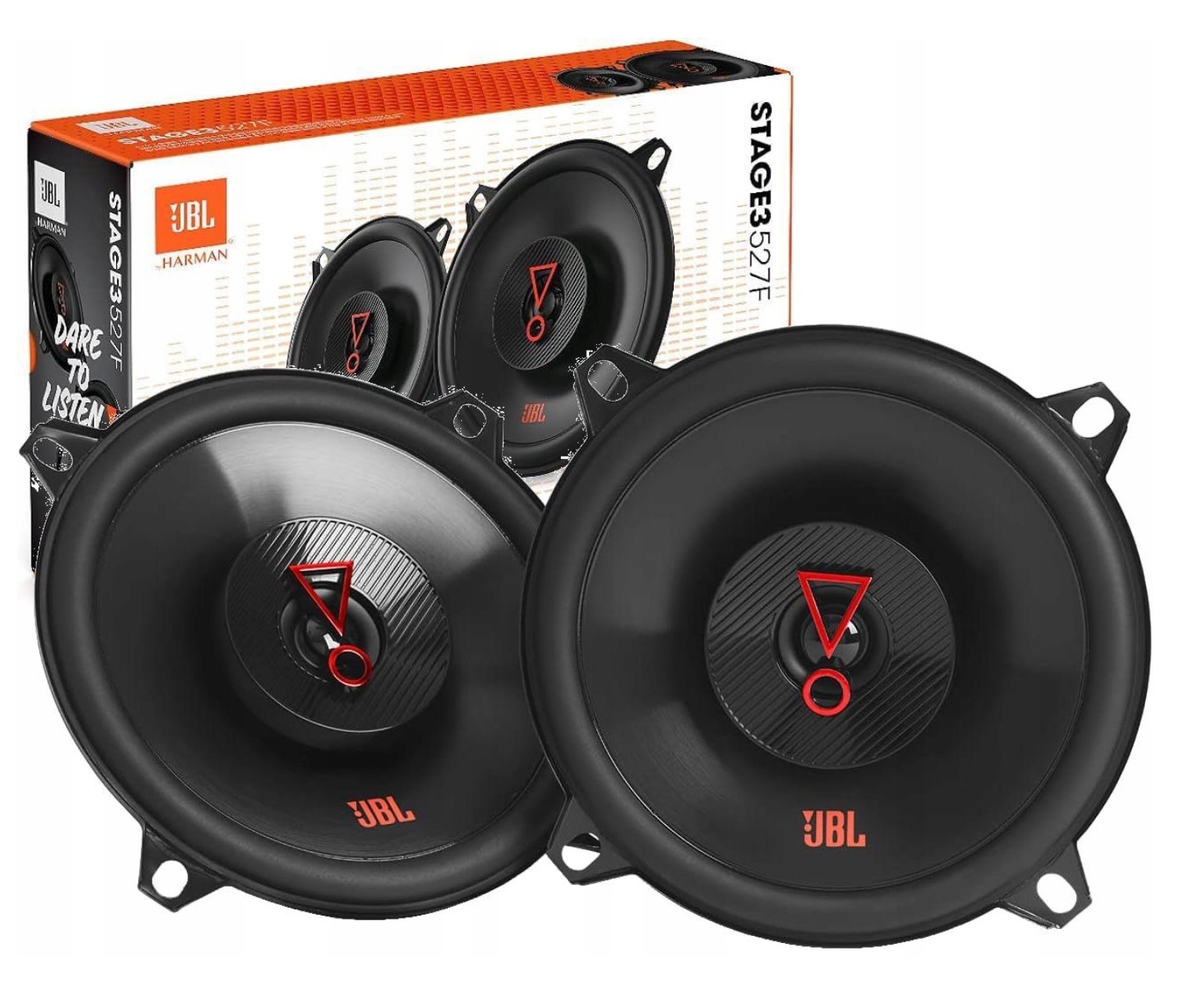 2x automobilové reproduktory Jbl Stage3 527F, dvoupásmové 130 mm, 5,25" harman