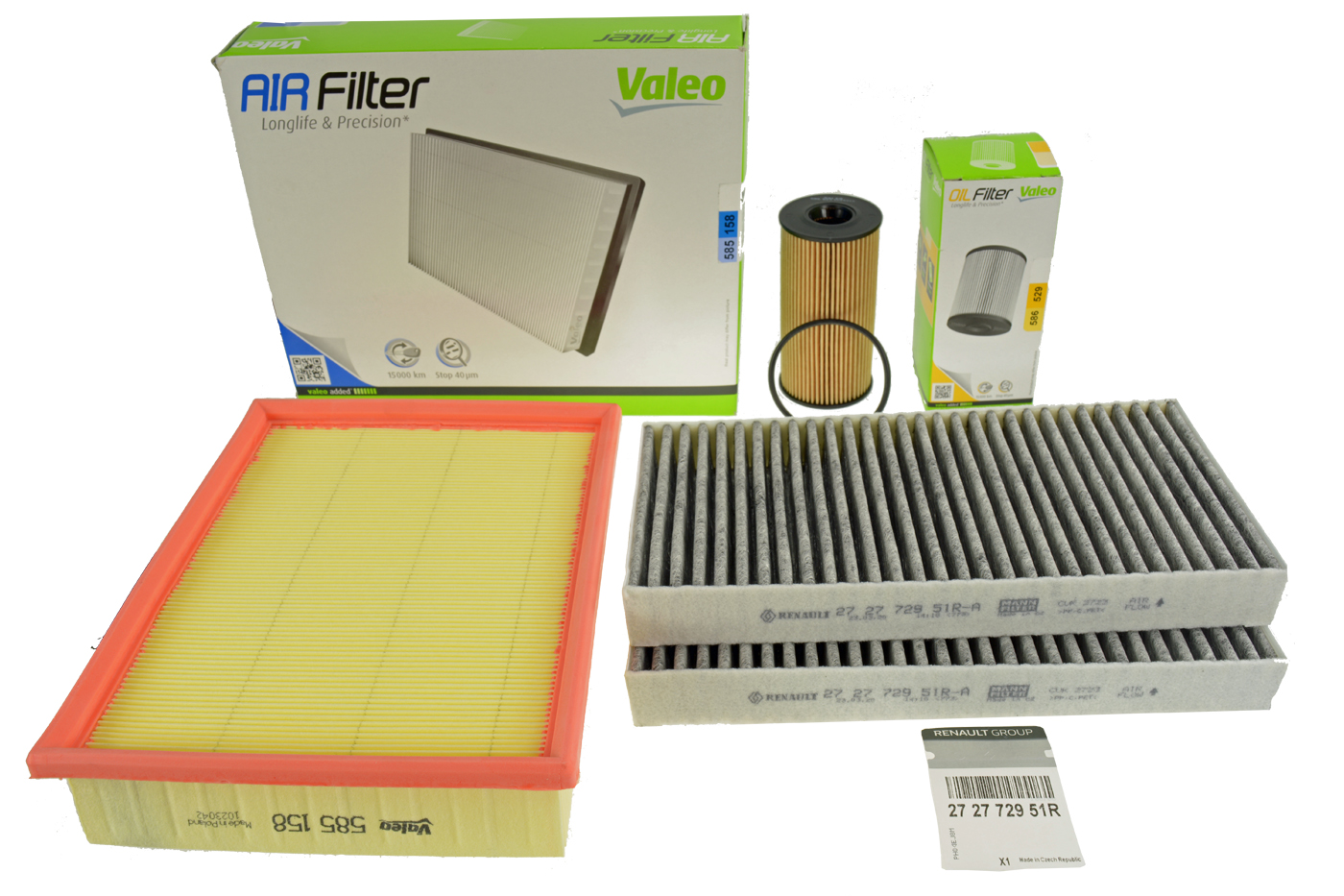 

Valeo Filtry Zestaw Filtrów Laguna III 2.0 DCI Oe