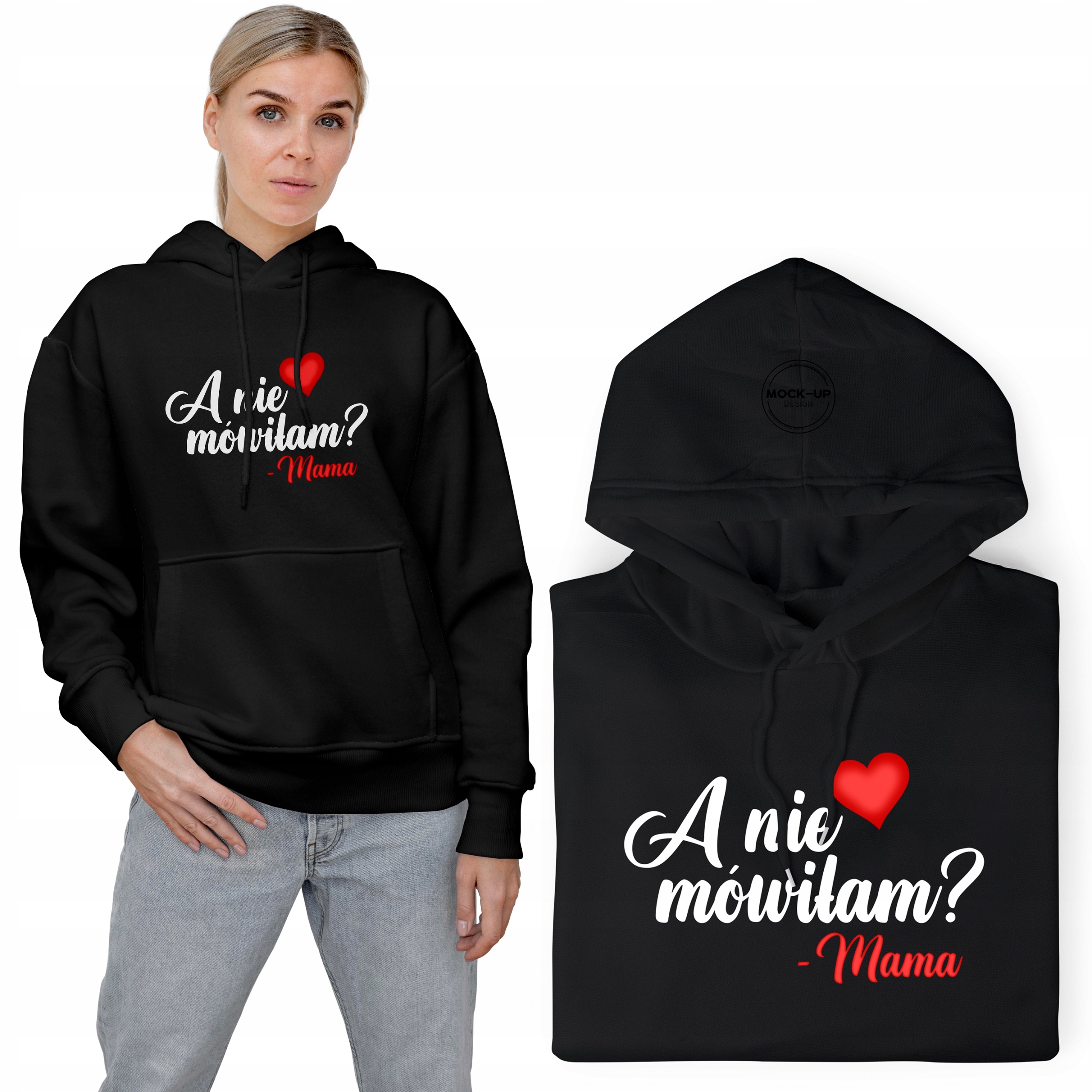 mikina s kapucí Dárek na Svátek Matek Vzory S