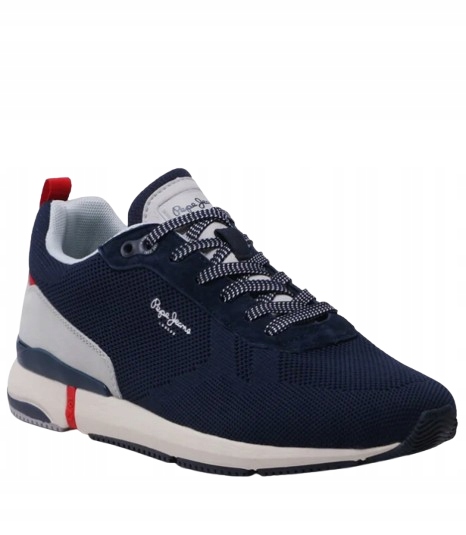 Pepe Jeans Sportovní Boty Tmavě Modré Nízké Šněrovací S Kůží 40 Awf