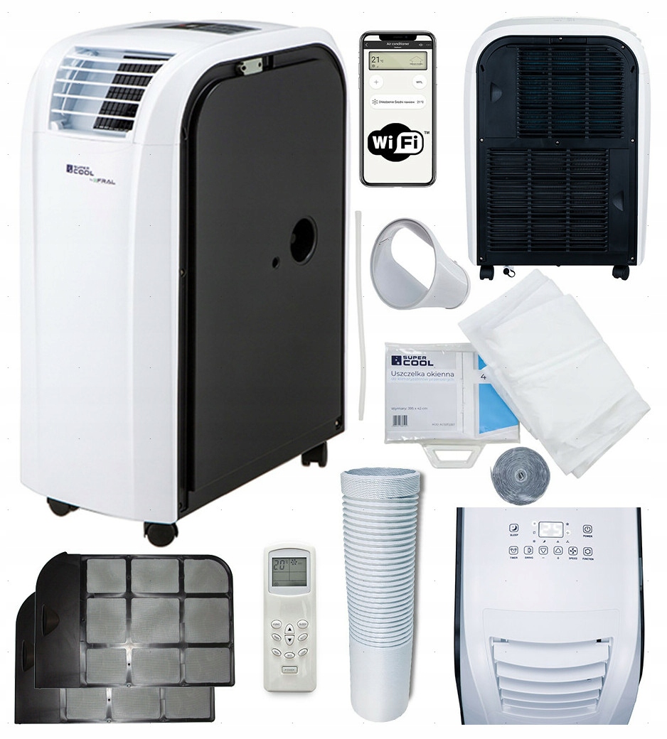 FRAL FSC14.2 WIFI BLACK - KLIMATYZATOR PRZENOŚNY