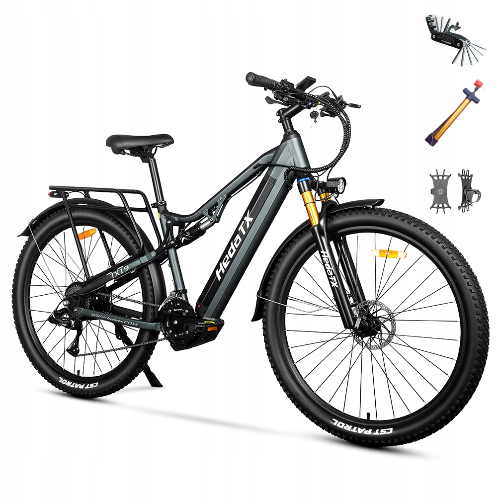 29" elektrické kolo HedaTX TX19 1000W 19.2Ah 45KM/H 27rychlostní terénní eMTB 2026