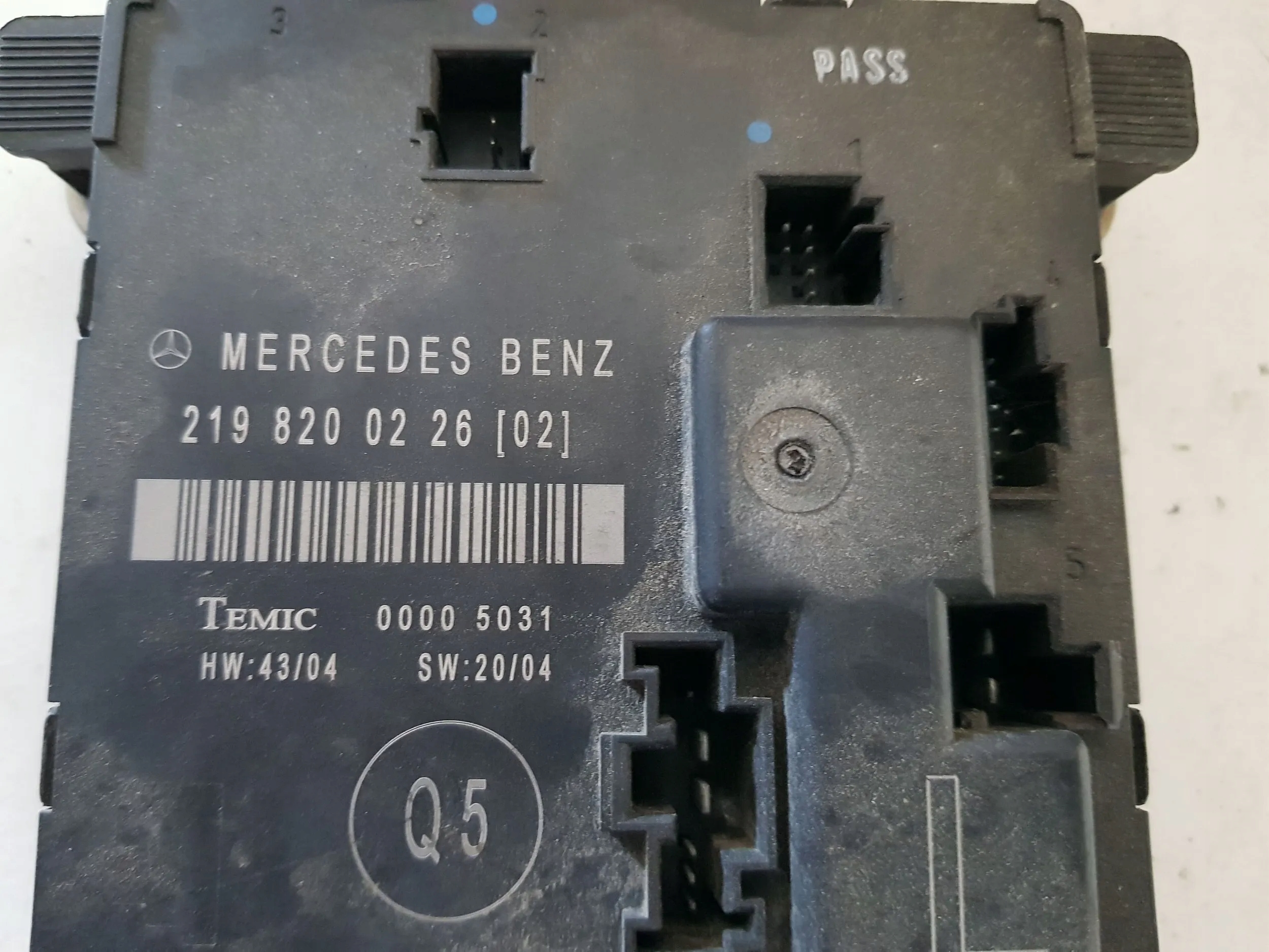 Mercedes-Benz CLS C219 2007 Moduły komfortu Typ samochodu Samochody osobowe