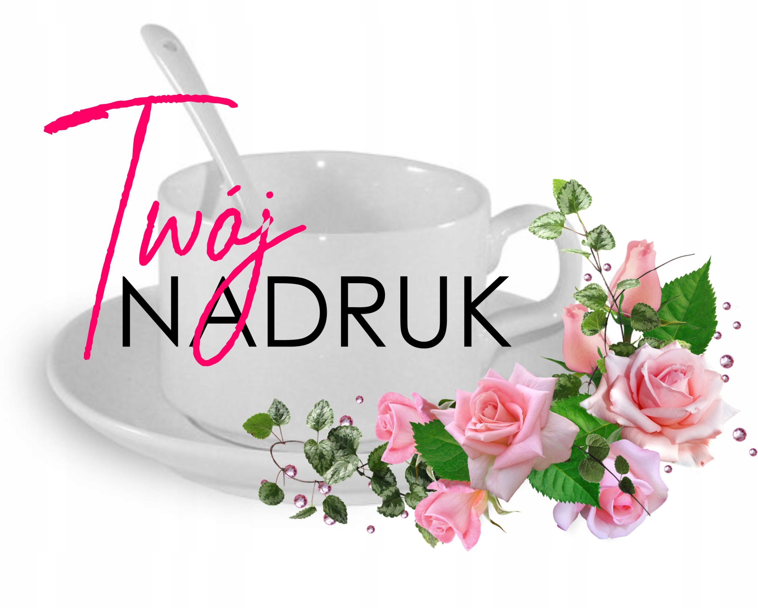 

Filiżanka Z Twoim Nadrukiem Zestaw Talerzyk Łyżka