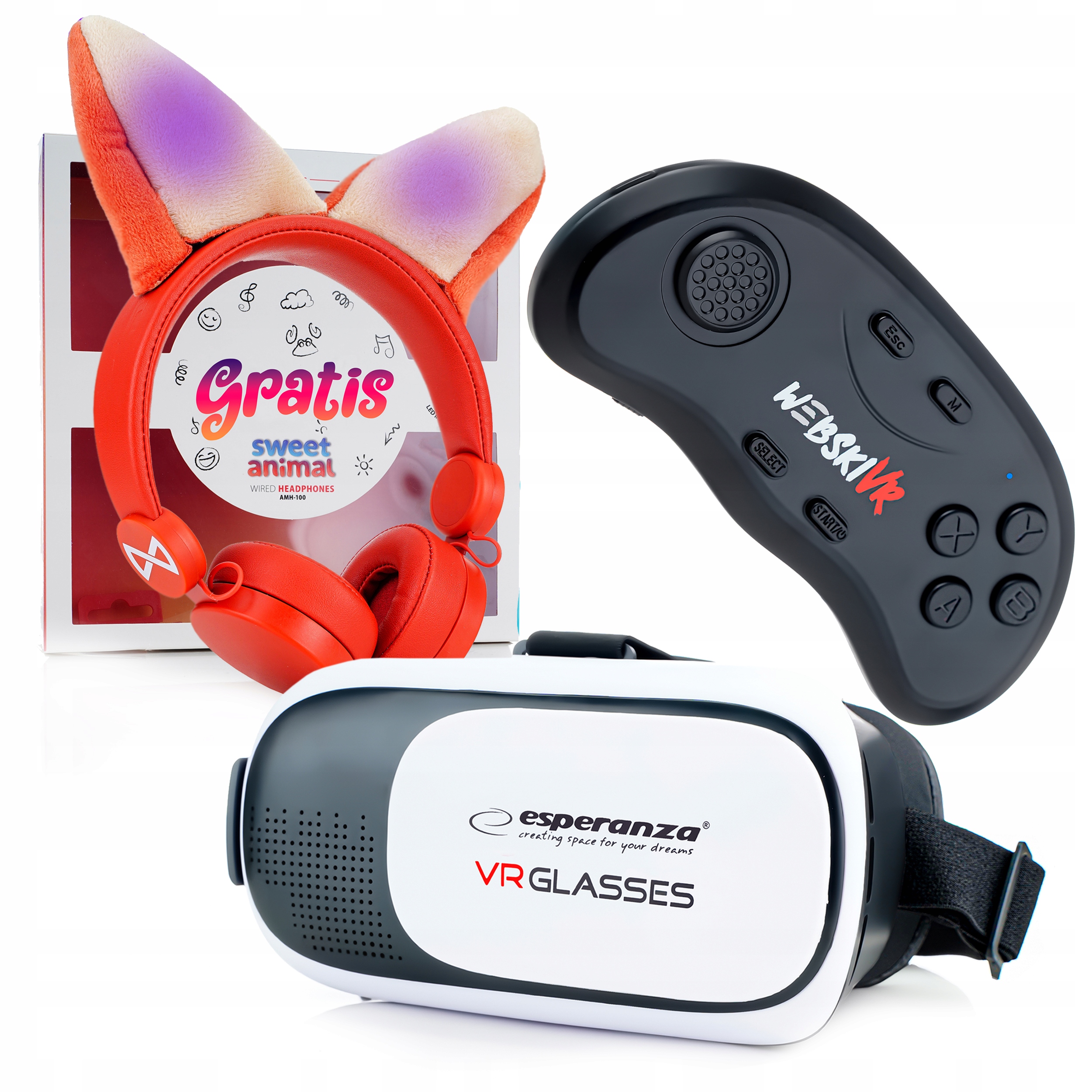 GOGLE OKULARY VR 3D WIRTUALNE DO TELEFONU DO GIER