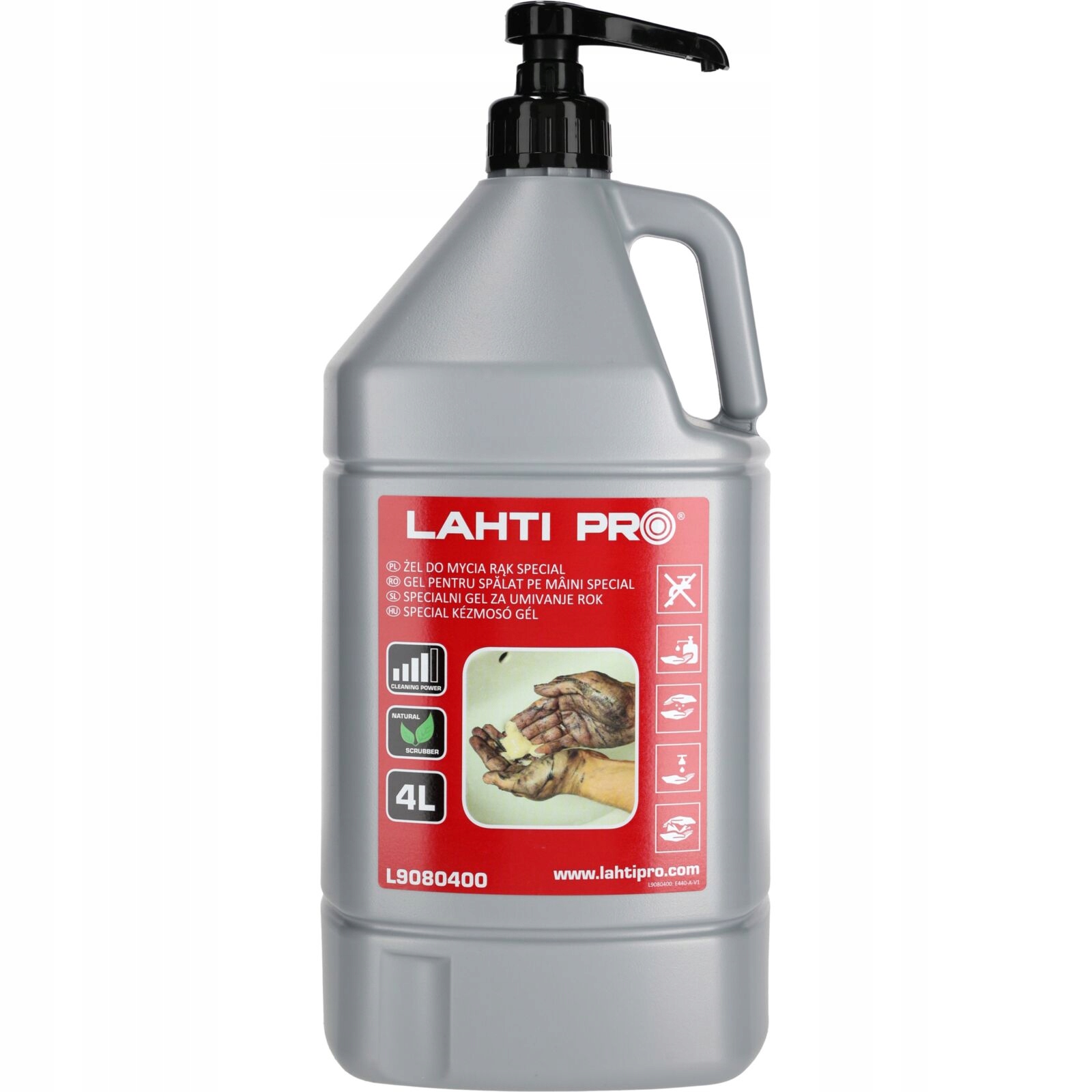 Gel na mytí rukou Lahti Pro Hand Cleaner Special P401 4 L s dávkovačem