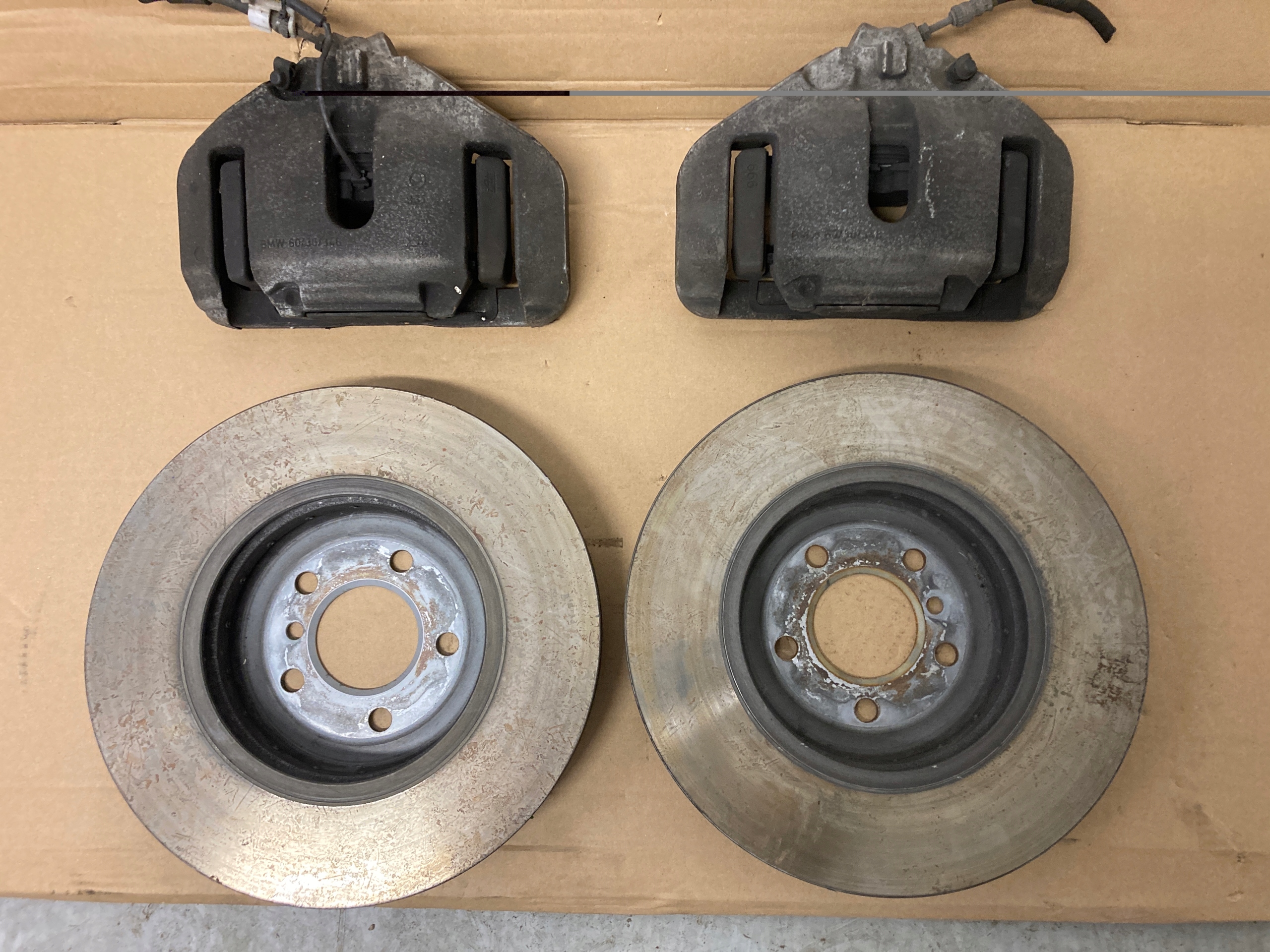 60/30/348 - Тормозные суппорты диски передние BMW F10 3.0 D 348/36 мм