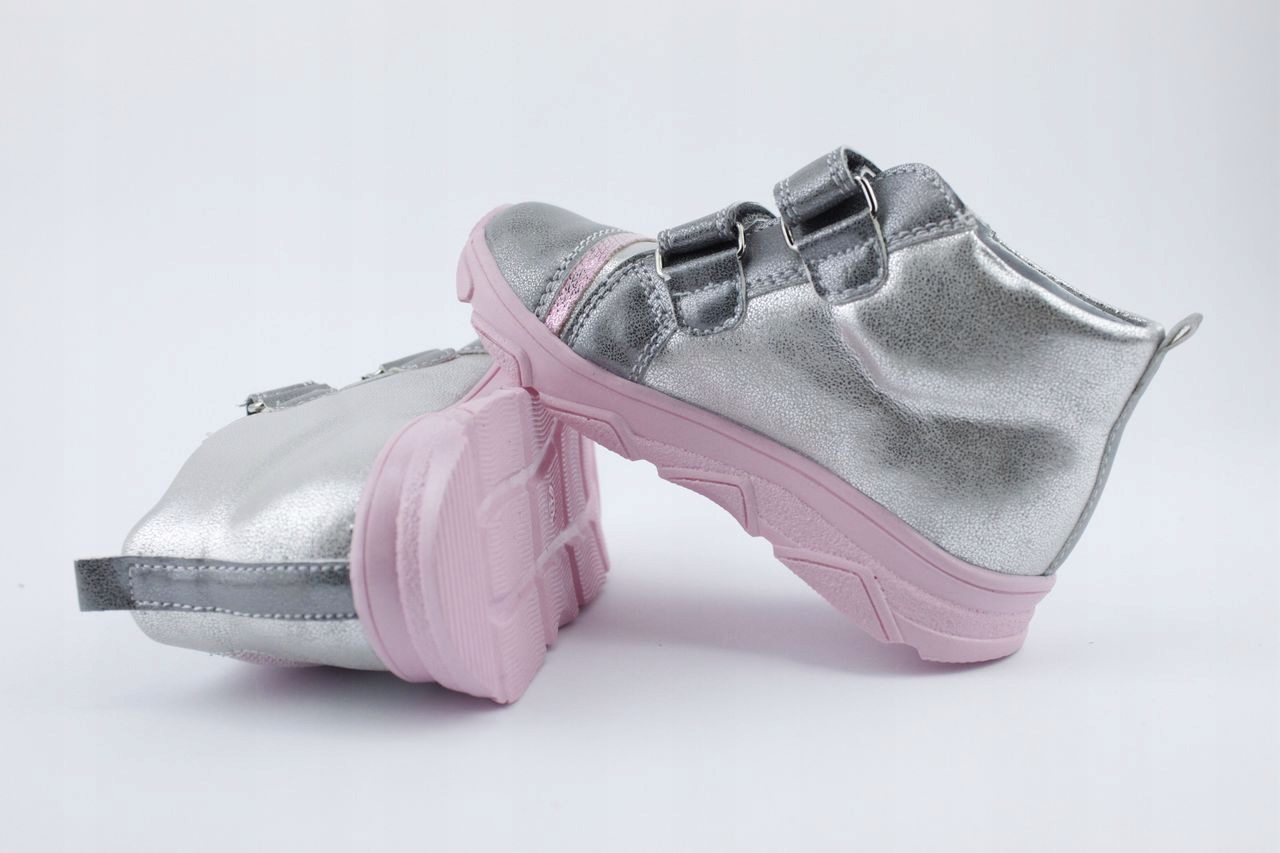 WYSOKIE PÓŁBUTY DZIECIĘCE DLA DZIEWCZYNKI 25 6616 Rozmiar 25